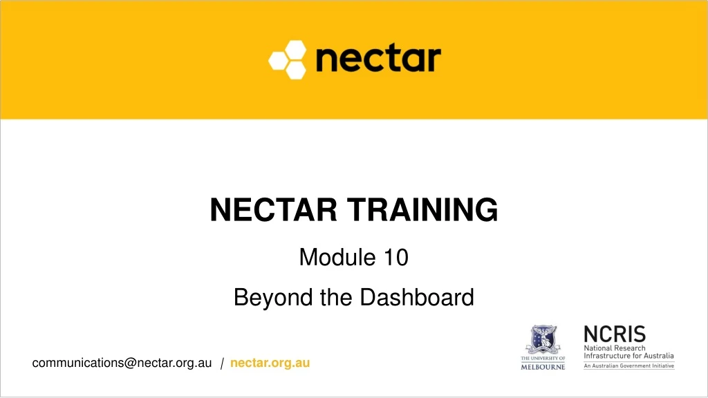nectar training