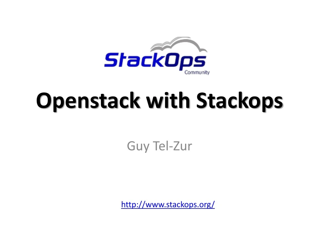 openstack with stackops