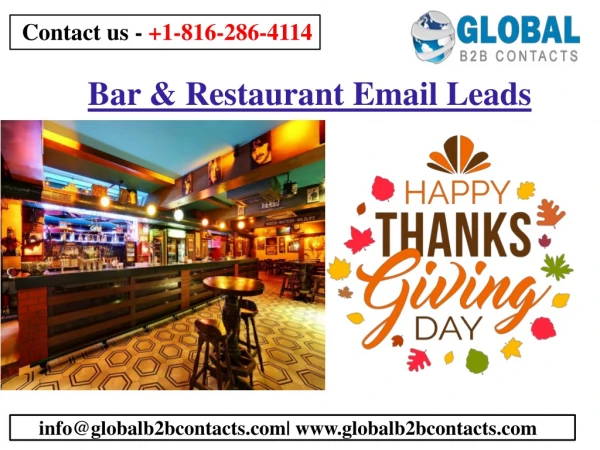 bar restaurant email leads