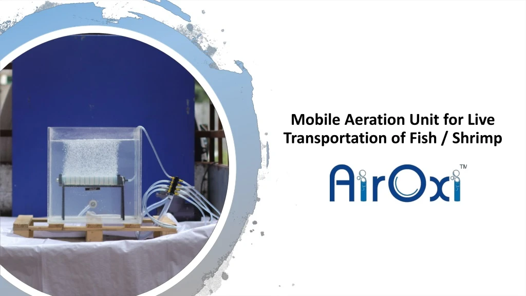 mobile aeration unit for live transportation