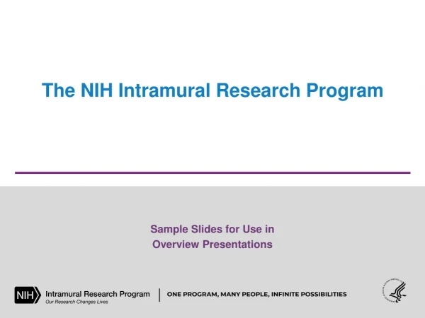 The NIH Intramural Research Program