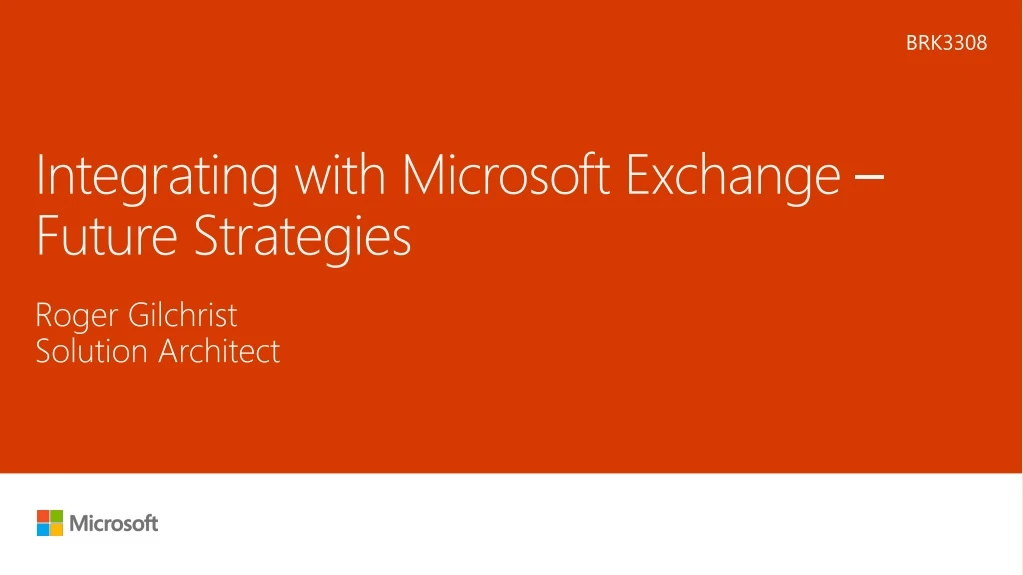 integrating with microsoft exchange future strategies