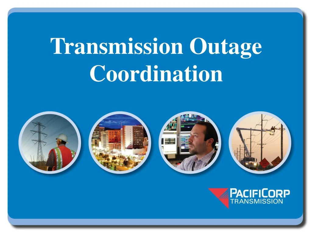 transmission outage coordination