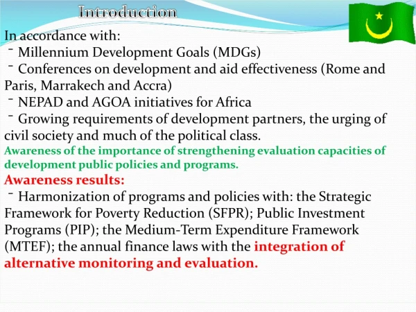 In accordance with: Millennium Development Goals ( MDGs )