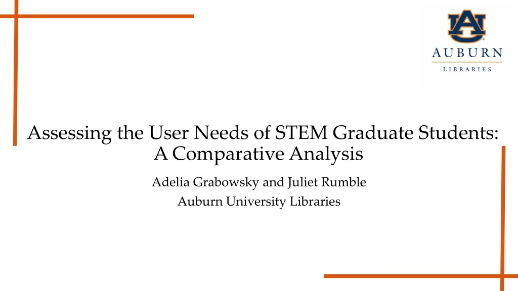 assessing the user needs of stem graduate students a comparative analysis