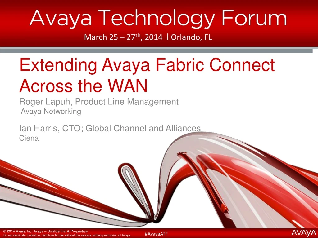 extending avaya fabric connect across the wan