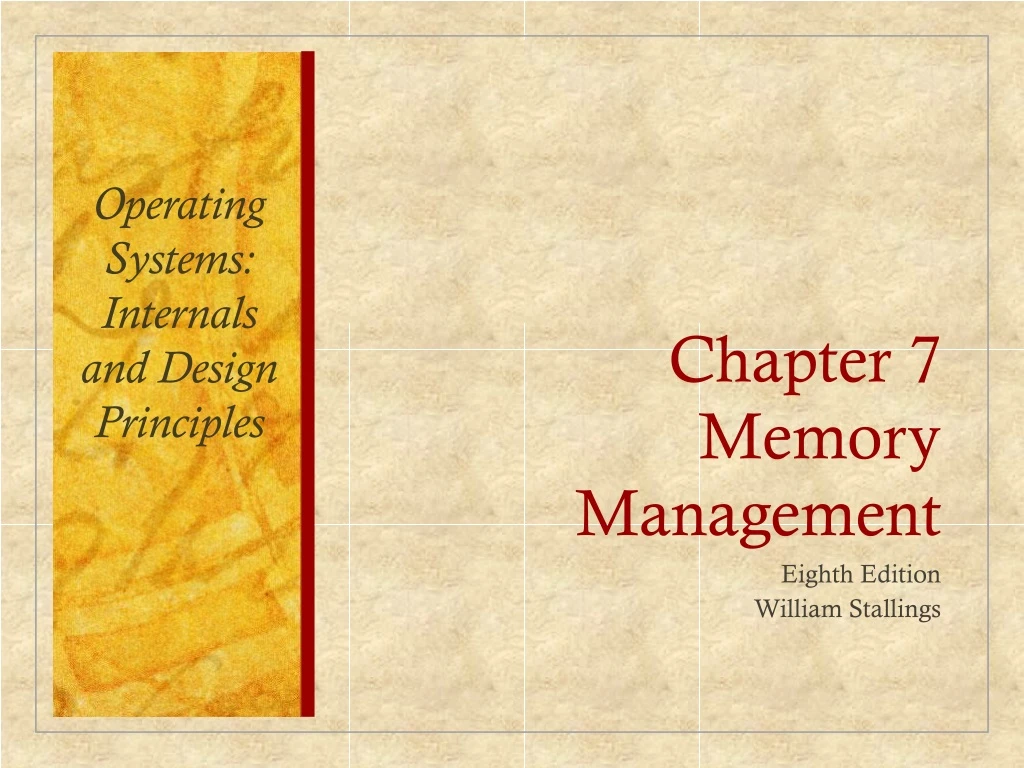 chapter 7 memory management