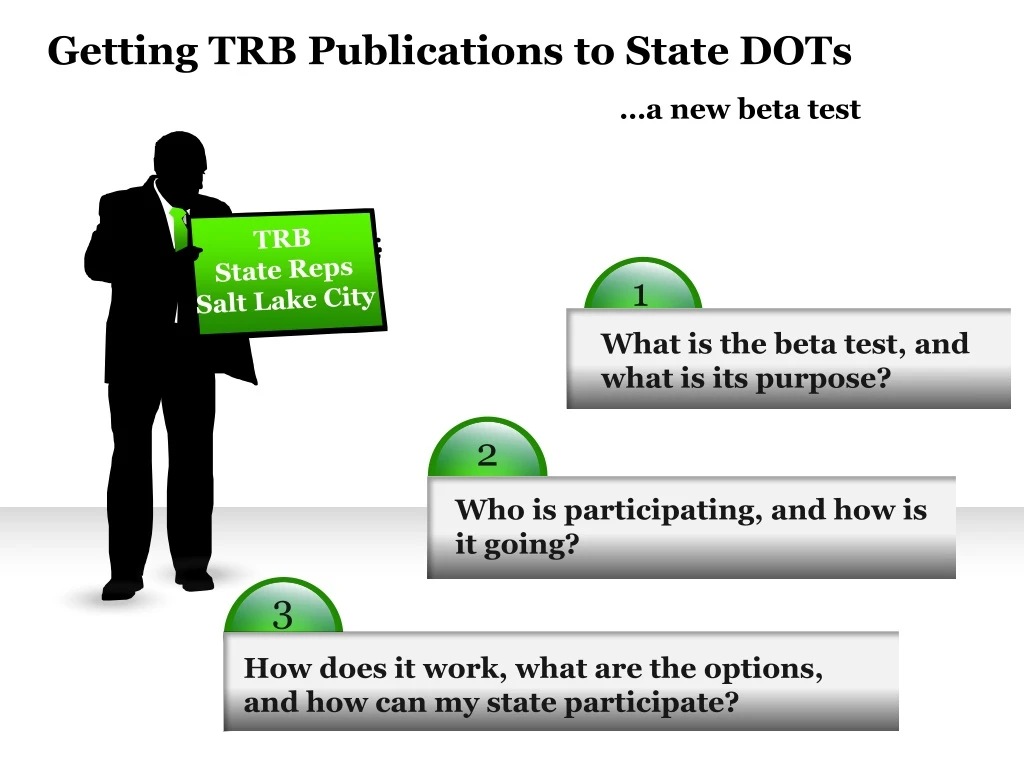 getting trb publications to state dots