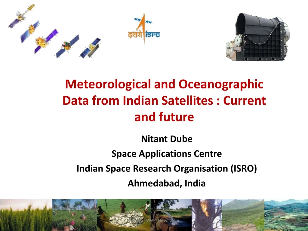 meteorological and oceanographic data from indian satellites current and future