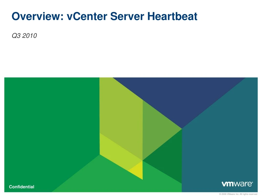 overview vcenter server heartbeat