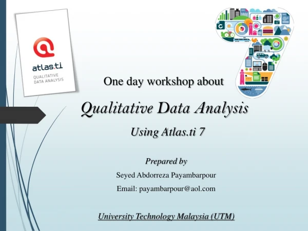 Qualitative Data Analysis