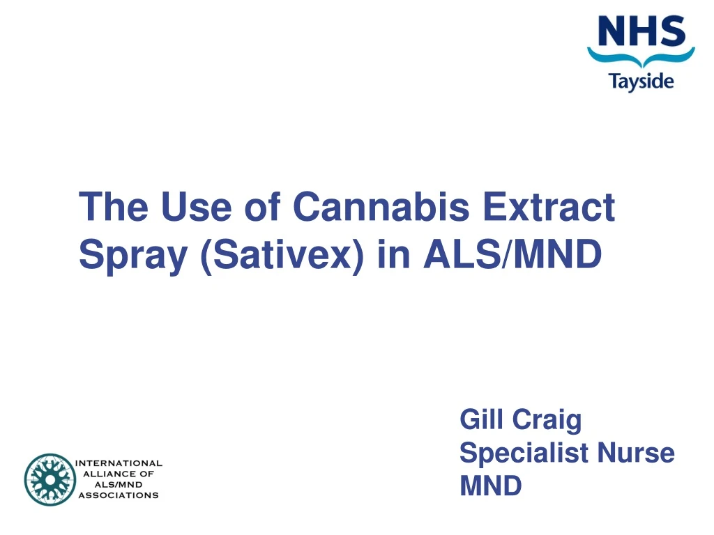 the use of cannabis extract spray sativex