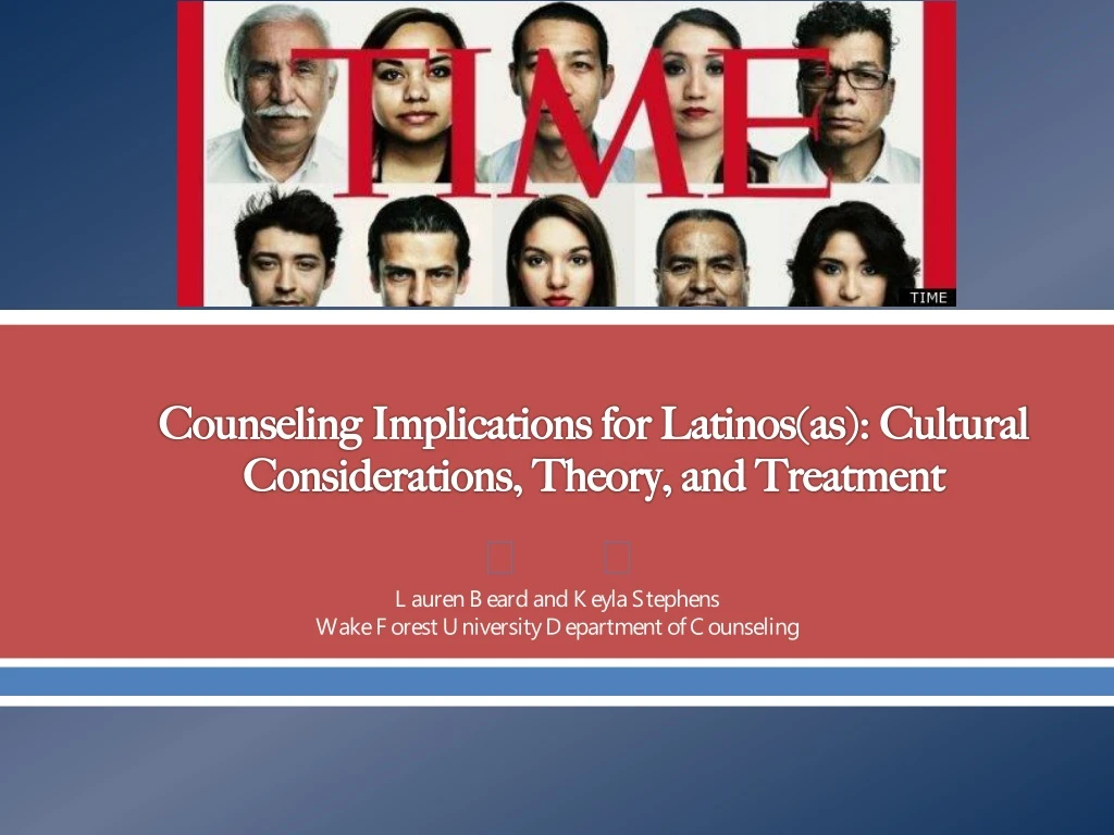 counseling implications for latinos as cultural considerations theory and treatment