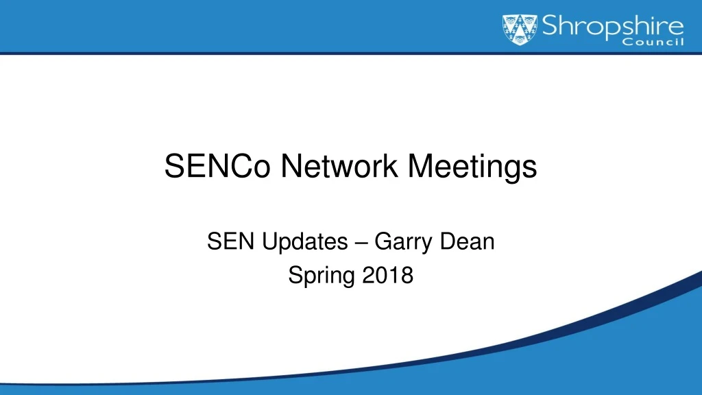 senco network meetings