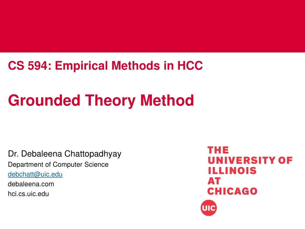 cs 594 empirical methods in hcc grounded theory