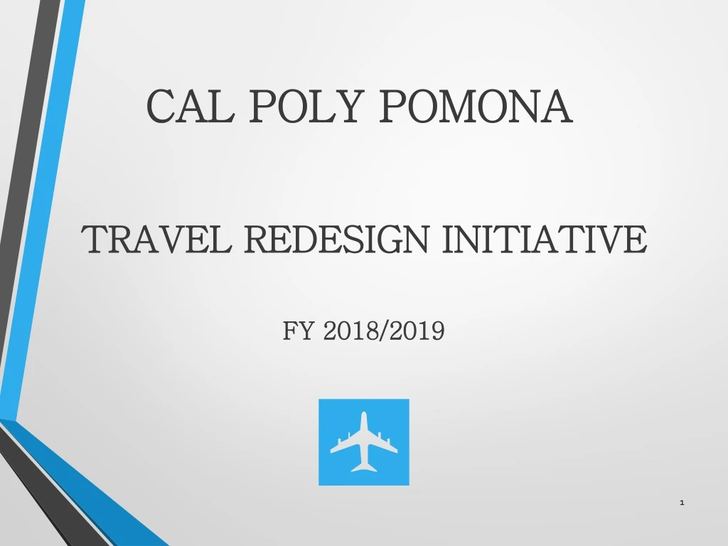 travel redesign initiative fy 2018 2019