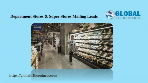 department stores super stores mailing leads