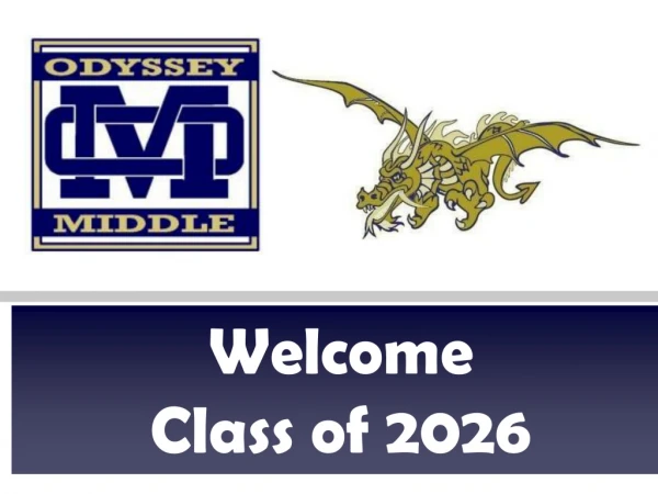 Welcome Class of 2026