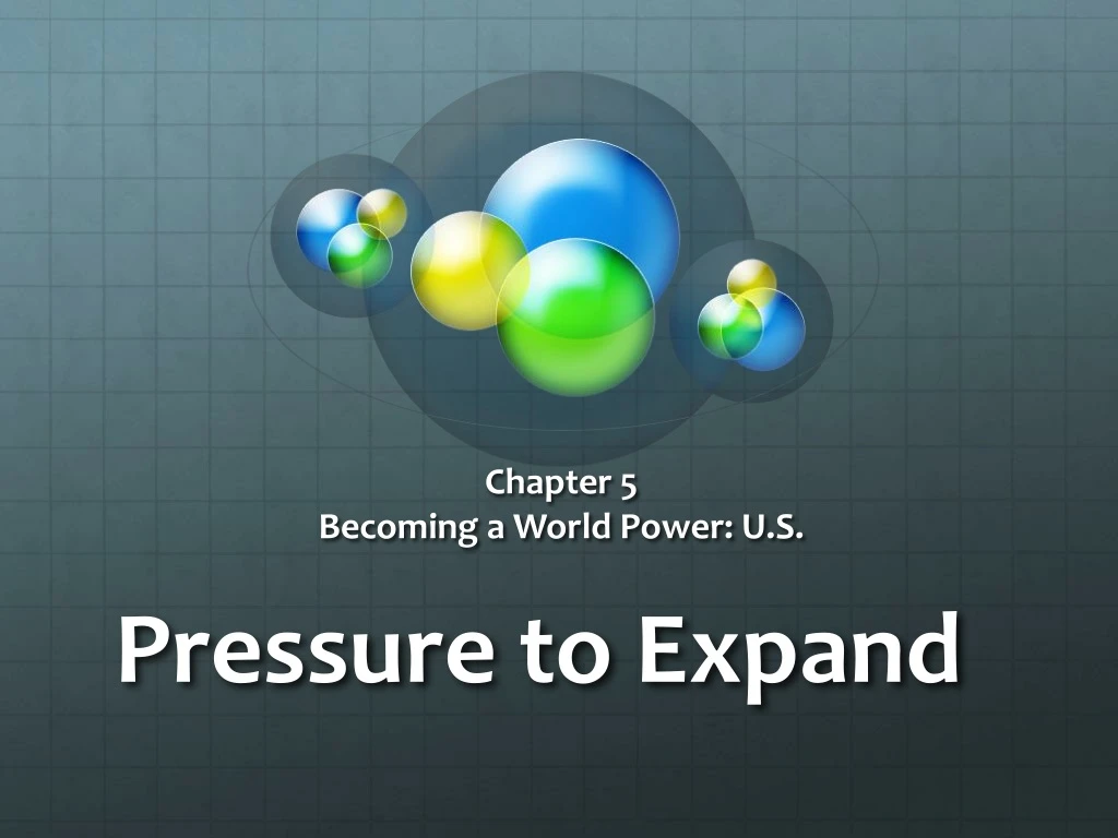 pressure to expand