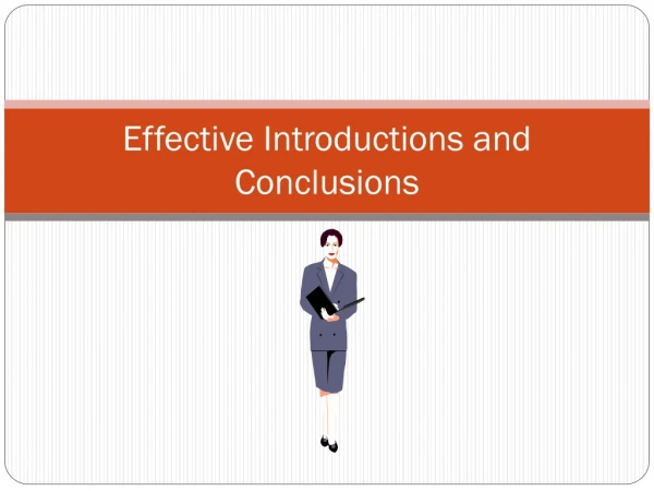 Effective Introductions and Conclusions