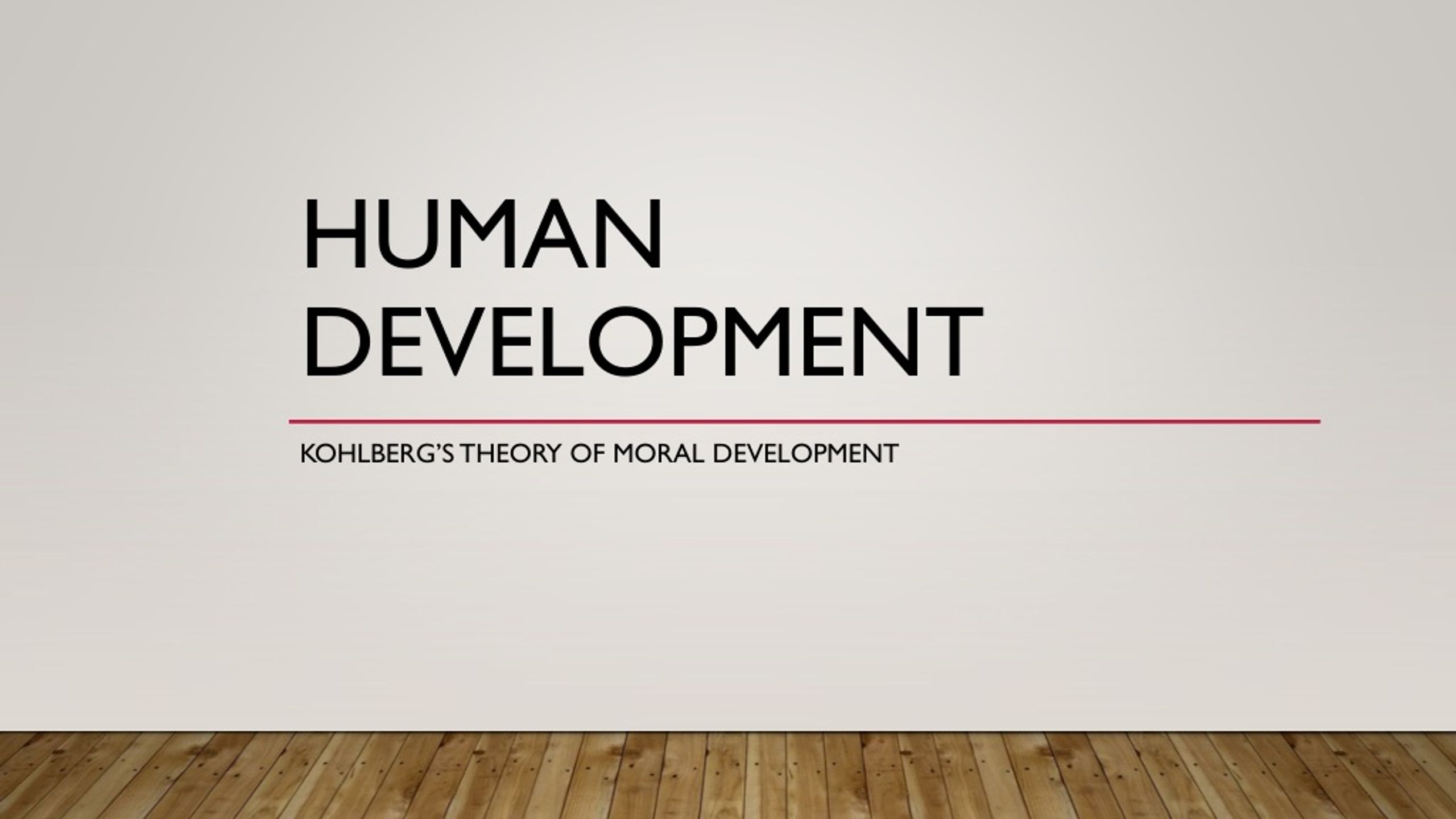 Human Development - slide 1