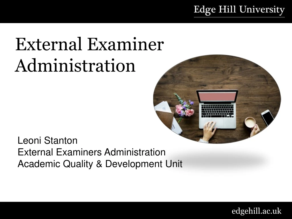 external examiner administration