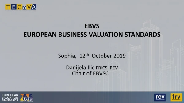 EBVS EUROPEAN BUSINESS VALUATION STANDARDS