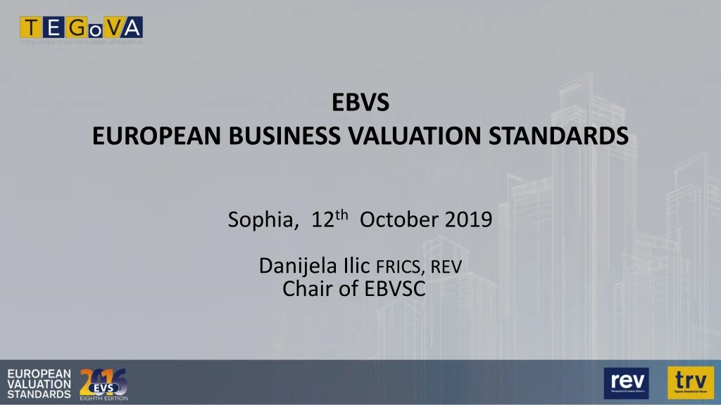 ebvs european business valuation standards