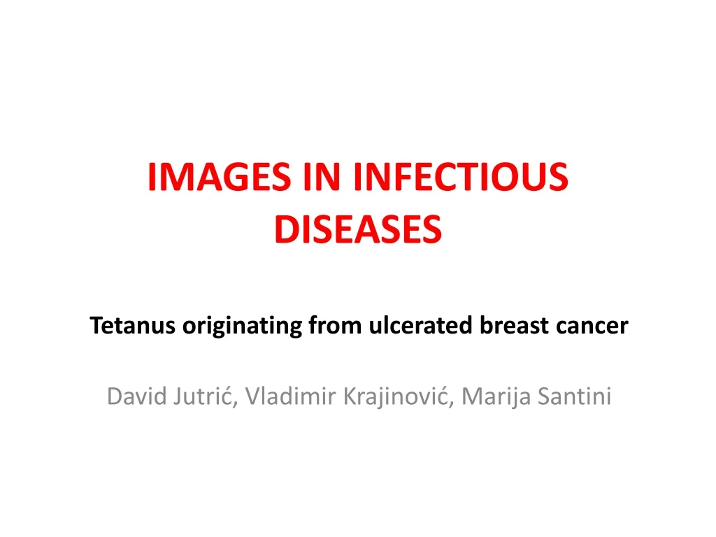 images in infectious diseases