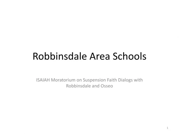 Robbinsdale Area Schools