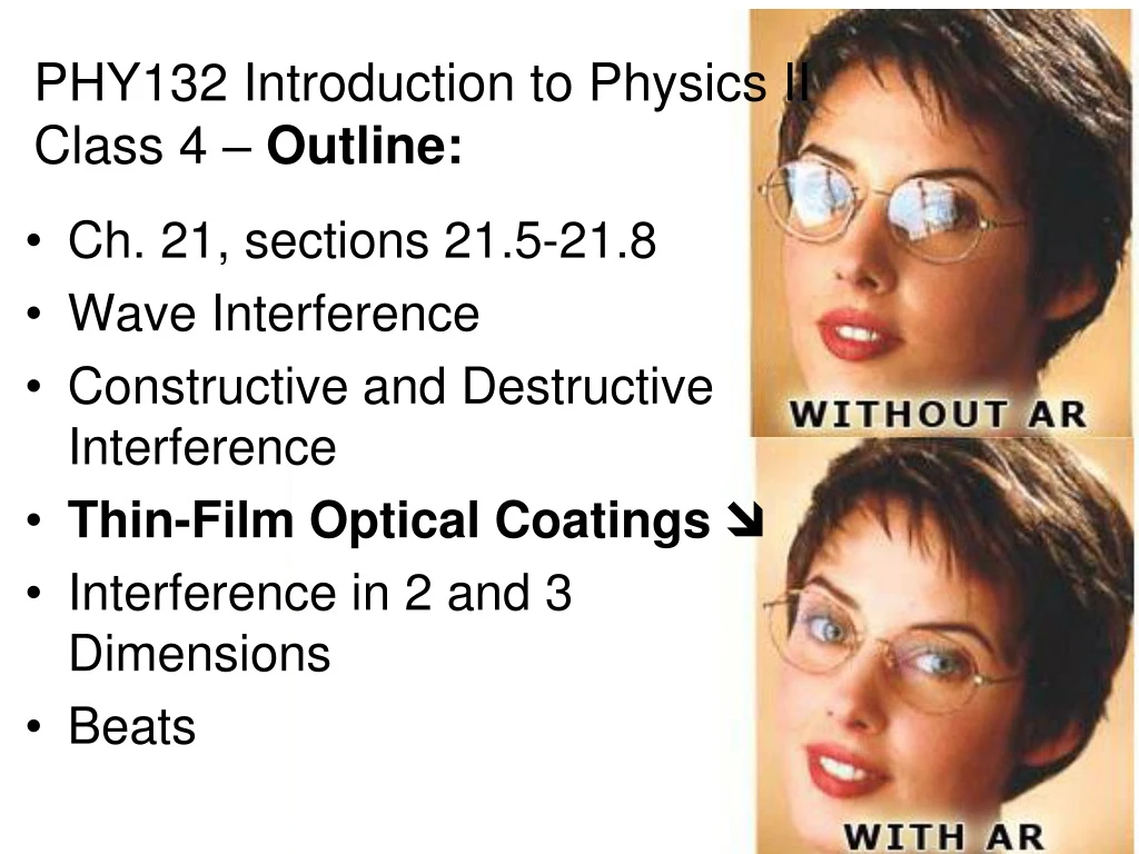 phy132 introduction to physics ii class 4 outline