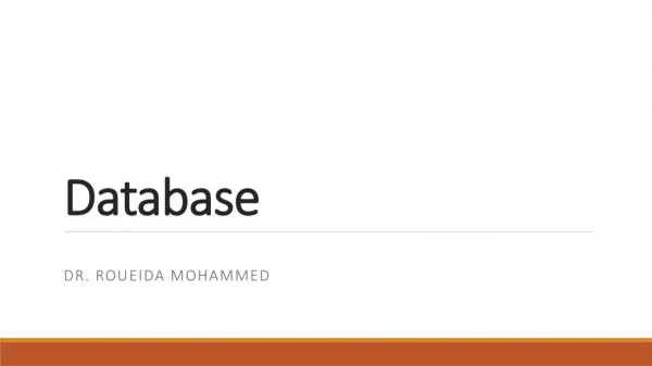 Database