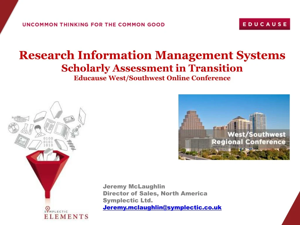 research information management systems scholarly