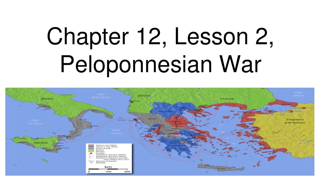 chapter 12 lesson 2 peloponnesian war