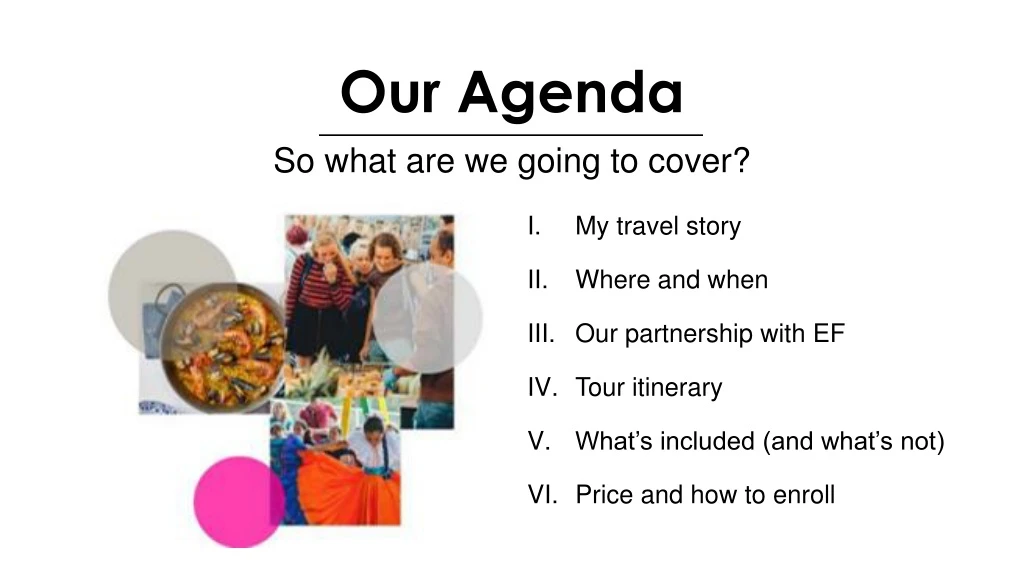 our agenda so what are we going to cover