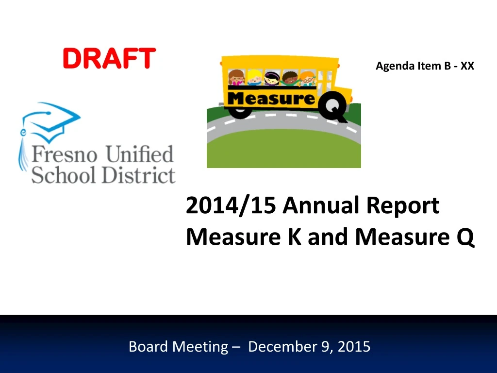 2014 15 annual report measure k and measure q