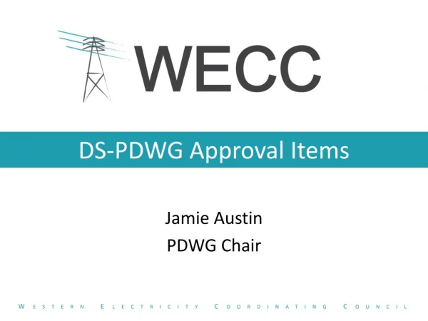 DS-PDWG Approval Items
