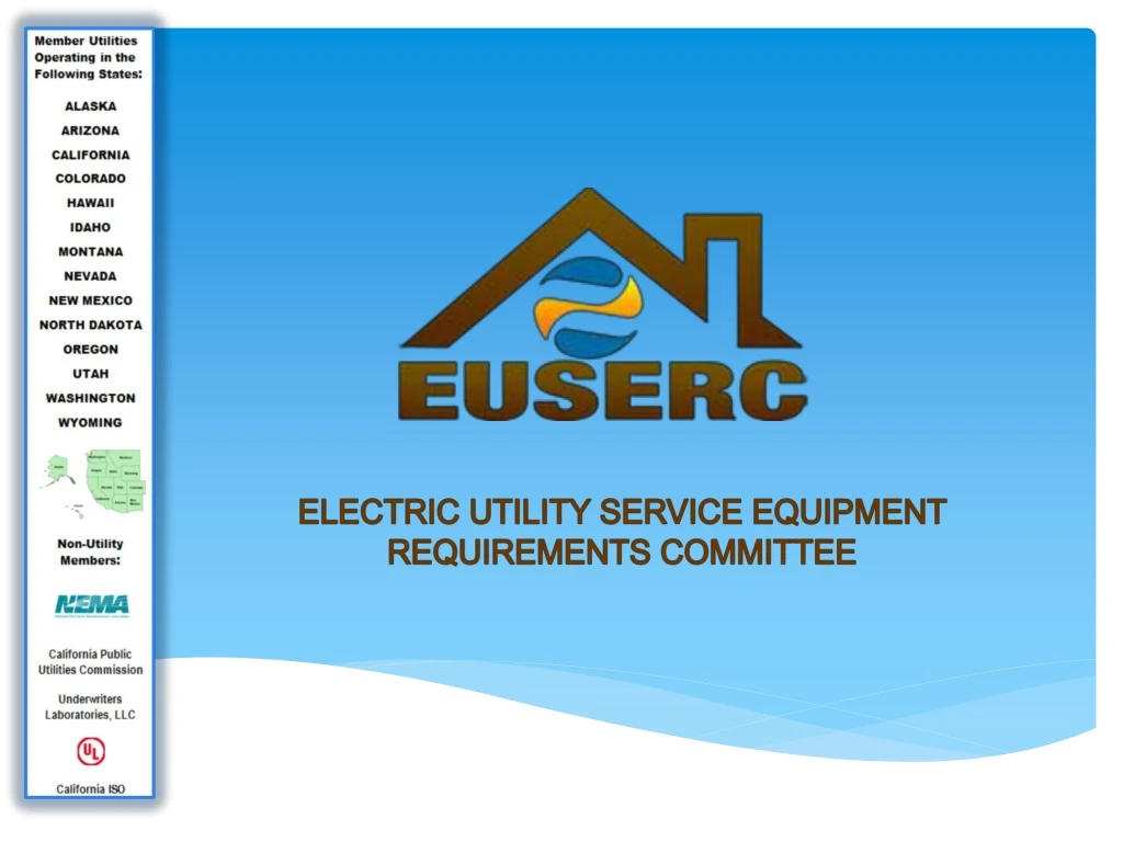 electric utility service equipment requirements committee