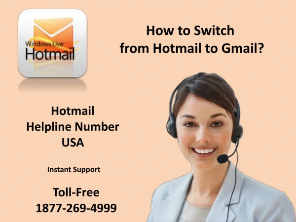 How to Switch from Hotmail to Gmail Account? | 1877-269-4999