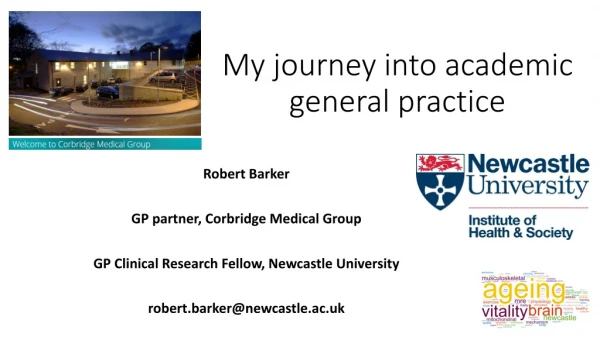 My journey into academic general practice