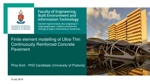 Finite element modelling of Ultra-Thin Continuously Reinforced Concrete Pavement