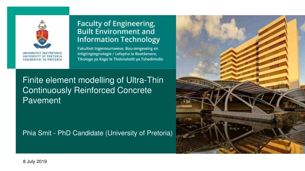 finite element modelling of ultra thin continuously reinforced concrete pavement