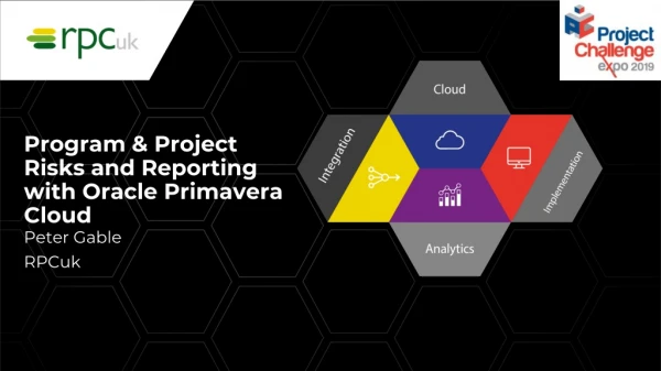 Program &amp; Project Risks and Reporting with Oracle Primavera Cloud