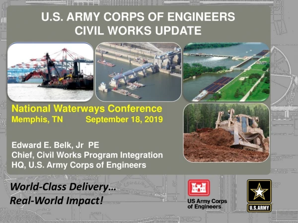 U.S. Army Corps of Engineers Civil Works Update