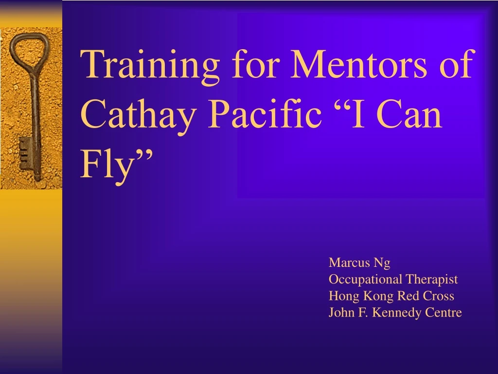 training for mentors of cathay pacific