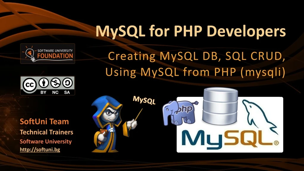 mysql for php developers