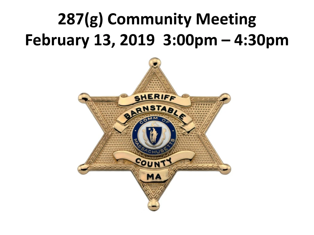 287 g community meeting february 13 2019 3 00pm 4 30pm