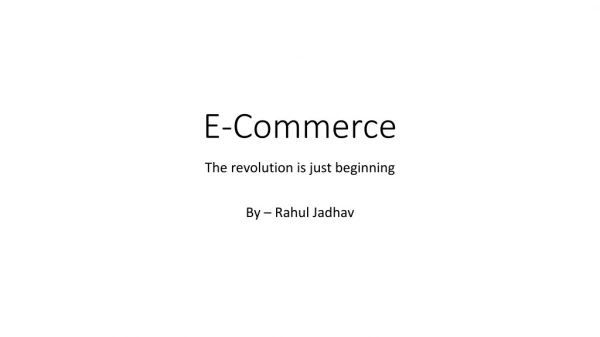 e commerce