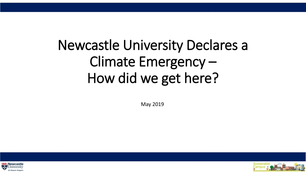 newcastle university declares a climate emergency how did we get here