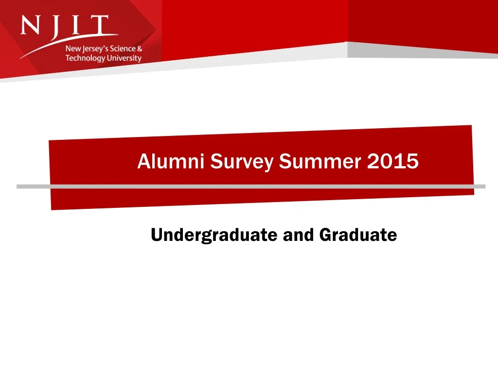alumni survey summer 2015